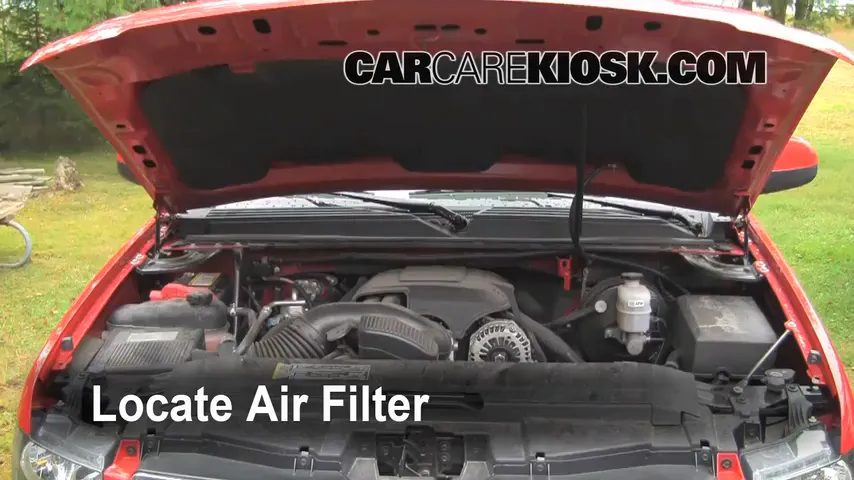 2009 Chevrolet Avalanche LT 6.0L V8 Air Filter (Engine) Replace